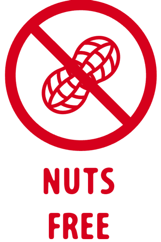nut free chocolate badge