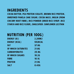 Push original dairy free chocolate buttons ingredients list and nutrition. 